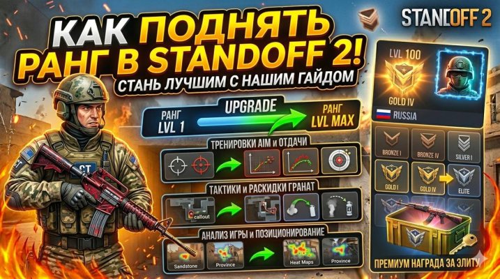 Как поднять ранг в Standoff 2