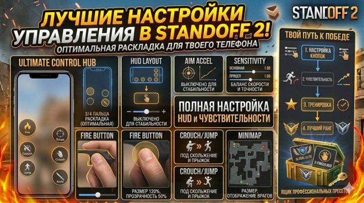 Лучшие настройки управления в Standoff 2