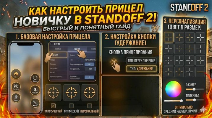Как настроить прицел новичку в Standoff 2