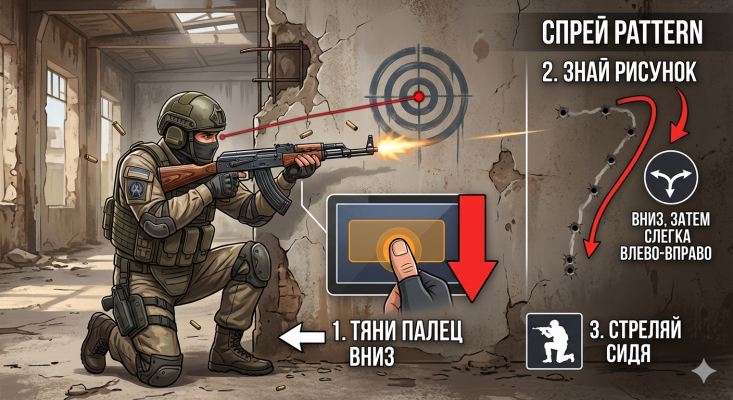 Как контрить отдачу в Standoff 2
