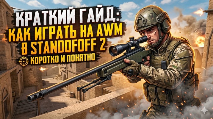 Как играть на AWM в Standoff 2