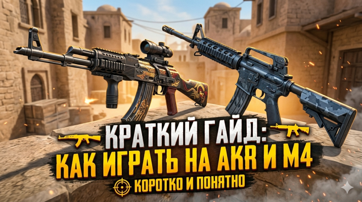 Как играть на AKR и М4 в Standoff 2