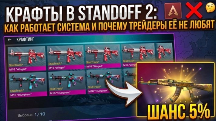Крафты в Standoff 2: как работает система и почему трейдеры её не любят